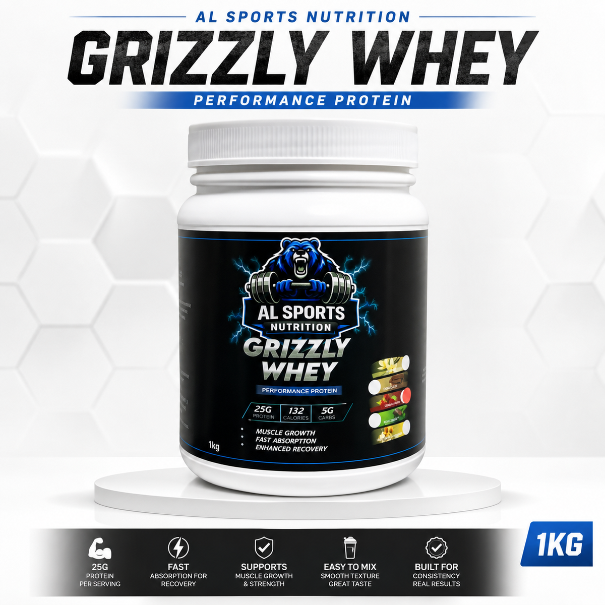 Grizzly Whey 1 kg