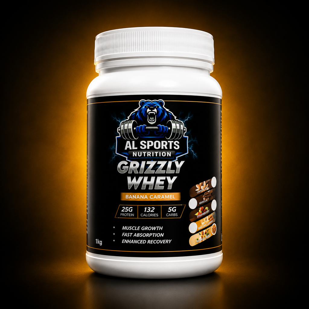 Grizzly Whey Banana Caramel 1kg