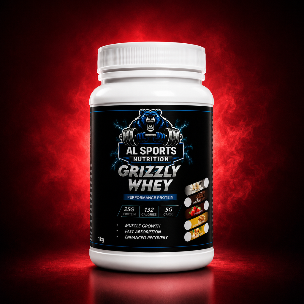 Grizzly Whey Strawberry 1 kg