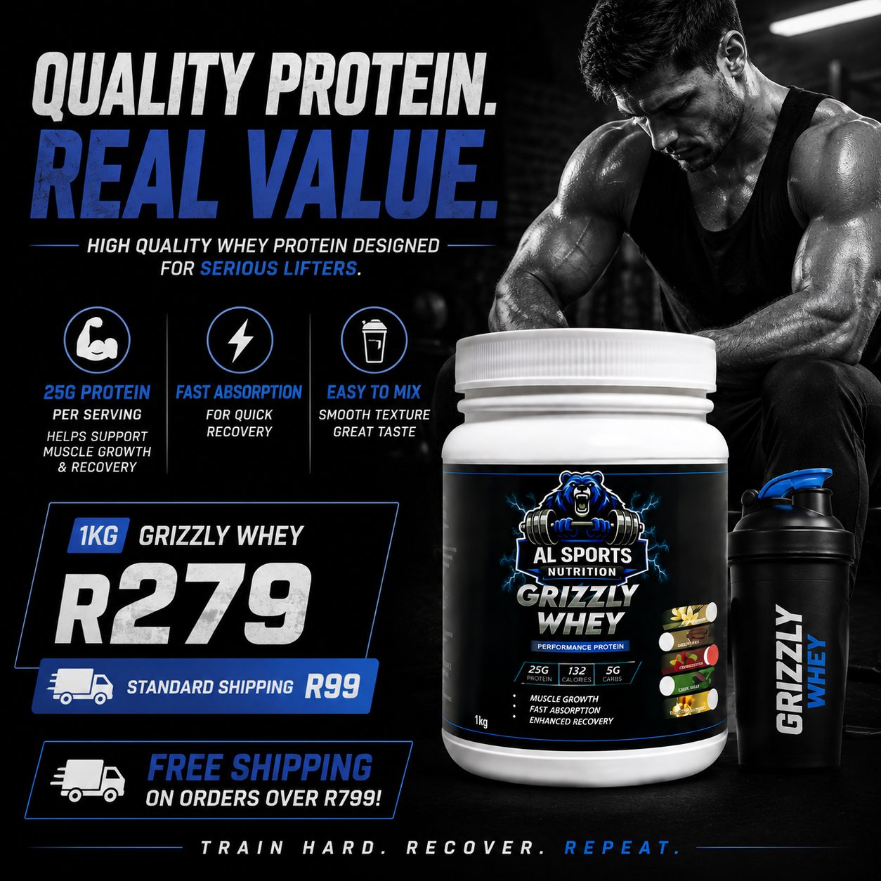 Grizzly Whey 1 kg